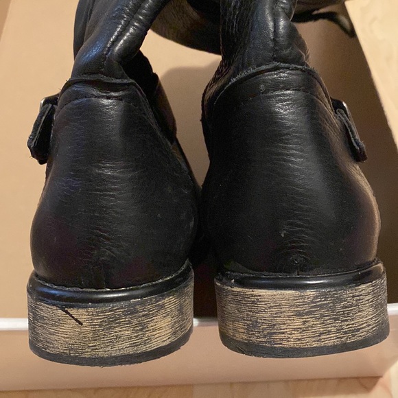 Steve Madden Black Leather Fairmont Boot Size 7.5.  Great Condition. See pics. - Picture 5 of 15
